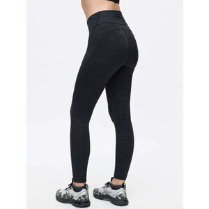 Outdoor Voices Charcoal High Rise Textured TechSweat Athleisure Leggings